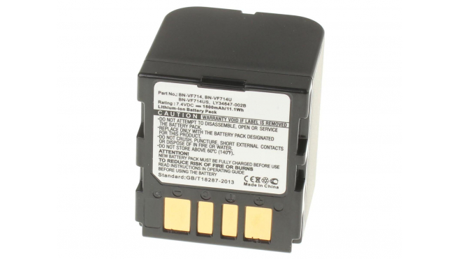Аккумуляторные батареи для фотоаппаратов и видеокамер JVC GR-D250KRЕмкость (mAh): 1500. Напряжение (V): 7,4
