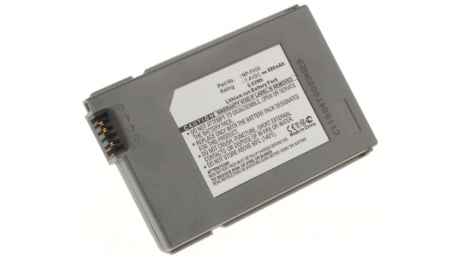 Аккумуляторные батареи для фотоаппаратов и видеокамер Sony DCR-PC55ESЕмкость (mAh): 680. Напряжение (V): 7,4