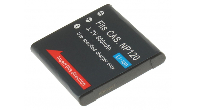 Аккумуляторные батареи для фотоаппаратов и видеокамер Casio Exilim Card EX-S300Емкость (mAh): 630. Напряжение (V): 3,7