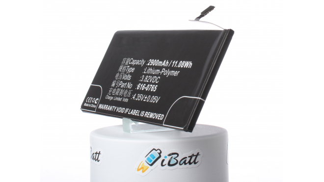 Аккумуляторная батарея iBatt iB-M749 для телефонов, смартфонов AppleЕмкость (mAh): 2900. Напряжение (V): 3,82