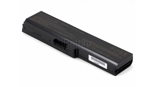 Аккумуляторная батарея для ноутбука Toshiba Satellite L670-117. Артикул 11-1486.Емкость (mAh): 4400. Напряжение (V): 10,8