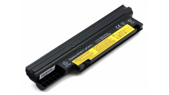 Аккумуляторная батарея для ноутбука IBM-Lenovo Thinkpad Edge 13. Артикул iB-A813.Емкость (mAh): 4400. Напряжение (V): 11,1