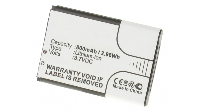 Аккумуляторная батарея для телефона, смартфона Samsung GT-E3210. Артикул iB-M256.Емкость (mAh): 800. Напряжение (V): 3,7