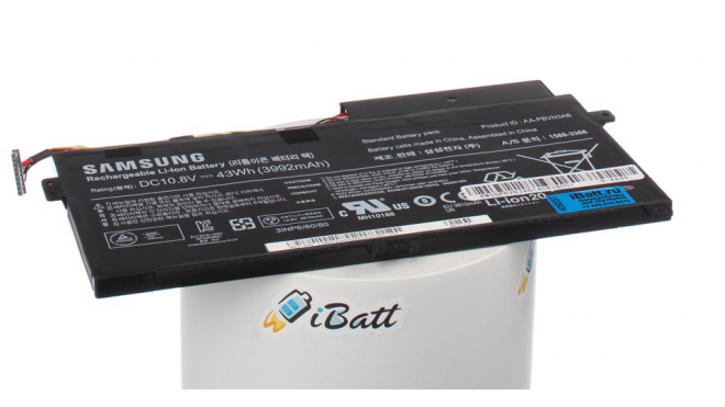 Аккумуляторная батарея для ноутбука Samsung NP470R5E ATIV Book 4. Артикул iB-A849.Емкость (mAh): 3950. Напряжение (V): 10,8