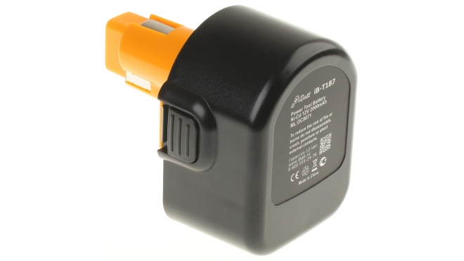 Аккумуляторная батарея для электроинструмента DeWalt DW053. Артикул iB-T187.Емкость (mAh): 2000. Напряжение (V): 12