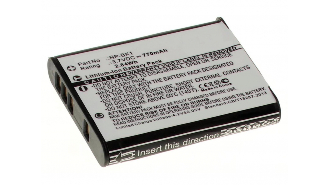 Аккумуляторные батареи для фотоаппаратов и видеокамер Sony Cyber-shot DSC-S980/BЕмкость (mAh): 770. Напряжение (V): 3,7