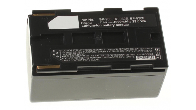 Аккумуляторная батарея BP-911 для фотоаппаратов и видеокамер Canon. Артикул iB-F111.Емкость (mAh): 4000. Напряжение (V): 7,4