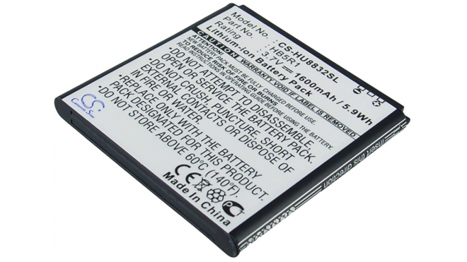 Аккумуляторная батарея iBatt iB-M1109 для телефонов, смартфонов HuaweiЕмкость (mAh): 1600. Напряжение (V): 3,7