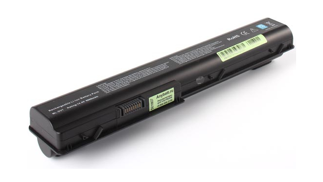 Аккумуляторная батарея для ноутбука HP-Compaq HDX X18-1101EG. Артикул 11-1331.Емкость (mAh): 6600. Напряжение (V): 14,4