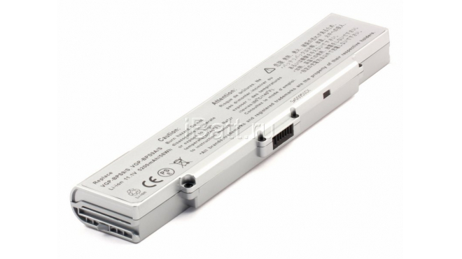 Аккумуляторная батарея для ноутбука Sony VAIO VGN-NR398. Артикул 11-1475.Емкость (mAh): 4400. Напряжение (V): 11,1
