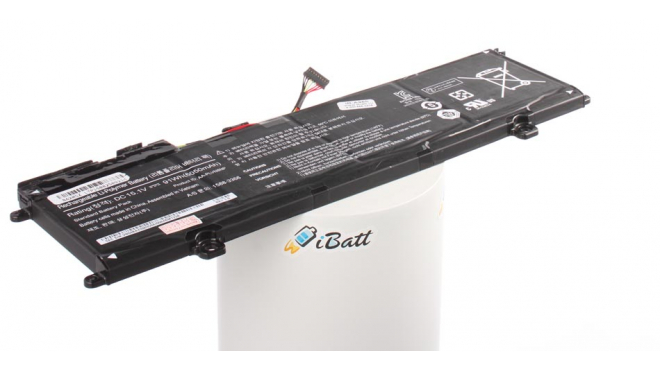 Аккумуляторная батарея для ноутбука Samsung ATIV Book 8 870Z5E. Артикул iB-A965.Емкость (mAh): 6000. Напряжение (V): 15,1