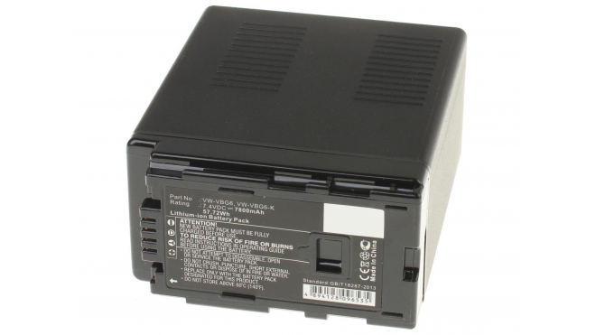 Аккумуляторные батареи для фотоаппаратов и видеокамер Panasonic AG-AC160AEJЕмкость (mAh): 7800. Напряжение (V): 7,4
