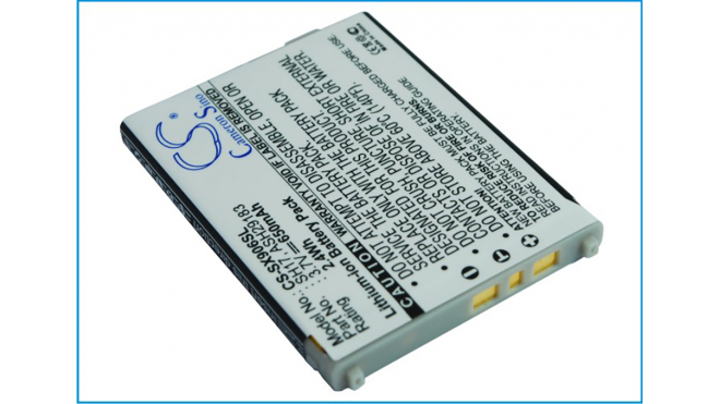 Аккумуляторная батарея для телефона, смартфона Sharp 906I. Артикул iB-M2812.Емкость (mAh): 650. Напряжение (V): 3,7