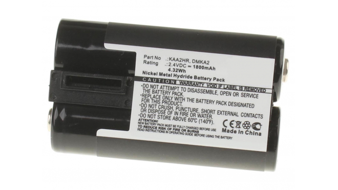 Аккумуляторные батареи для фотоаппаратов и видеокамер Kodak EasyShare C603Емкость (mAh): 1800. Напряжение (V): 2,4