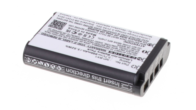 Аккумуляторные батареи для фотоаппаратов и видеокамер Sony Cyber-shot DSC-WX300Емкость (mAh): 950. Напряжение (V): 3,7