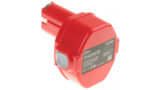 Аккумуляторная батарея для электроинструмента Makita 6228DWLE. Артикул iB-T103.Емкость (mAh): 2000. Напряжение (V): 14,4