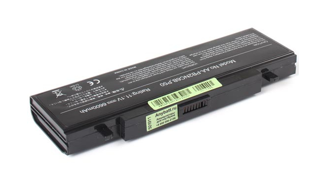Аккумуляторная батарея для ноутбука Samsung R610-AS07. Артикул 11-1396.Емкость (mAh): 6600. Напряжение (V): 11,1