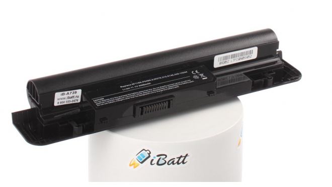 Аккумуляторная батарея iBatt iB-A739 для ноутбука DellЕмкость (mAh): 5200. Напряжение (V): 11,1