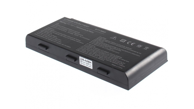 Аккумуляторная батарея для ноутбука MSI GX70 3BE-077. Артикул iB-A456H.Емкость (mAh): 7800. Напряжение (V): 11,1