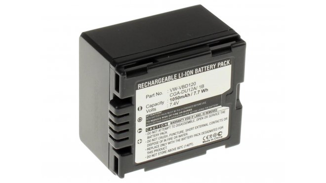 Аккумуляторная батарея CS-VBD310 для фотоаппаратов и видеокамер Panasonic. Артикул iB-F459.Емкость (mAh): 1050. Напряжение (V): 7,4
