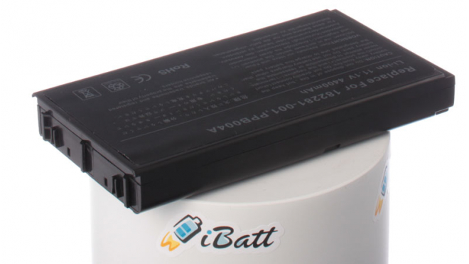 Аккумуляторная батарея для ноутбука HP-Compaq PP2130 (Evo N800). Артикул iB-A193.Емкость (mAh): 4400. Напряжение (V): 11,1