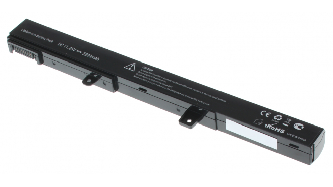 Аккумуляторная батарея для ноутбука Asus X551MA-SX344D. Артикул 11-11541.Емкость (mAh): 2200. Напряжение (V): 11,25