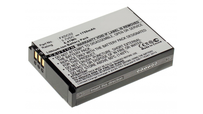 Аккумуляторная батарея FXDC02 для фотоаппаратов и видеокамер Drift. Артикул iB-F427.Емкость (mAh): 1750. Напряжение (V): 3,7