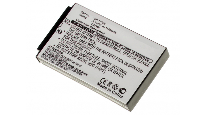 Аккумуляторная батарея iBatt iB-F452 для фотокамер и видеокамер KyoceraЕмкость (mAh): 1100. Напряжение (V): 3,7