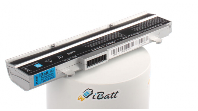 Аккумуляторная батарея для ноутбука Asus Eee PC 1015BX Black. Артикул iB-A580H.Емкость (mAh): 5200. Напряжение (V): 11,1