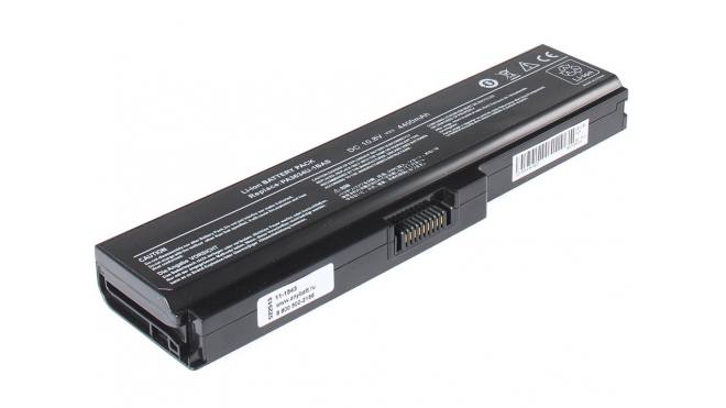 Аккумуляторная батарея для ноутбука Toshiba Satellite C650-13G. Артикул 11-1543.Емкость (mAh): 4400. Напряжение (V): 10,8