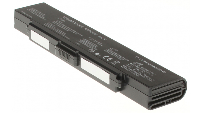Аккумуляторная батарея для ноутбука Sony VAIO VGN-CR13G/P. Артикул 11-1581.Емкость (mAh): 4400. Напряжение (V): 11,1