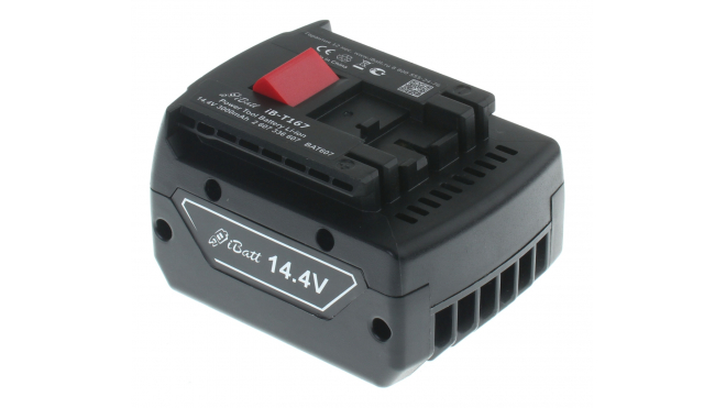 Аккумуляторная батарея для электроинструмента Bosch GHO 14.4 V-LI. Артикул iB-T167.Емкость (mAh): 3000. Напряжение (V): 14,4