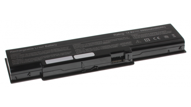 Аккумуляторная батарея для ноутбука Toshiba Satellite A60-S159. Артикул iB-A1322.Емкость (mAh): 6420. Напряжение (V): 14,8
