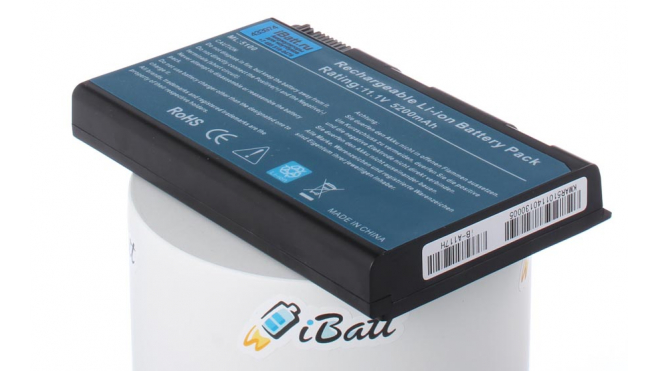 Аккумуляторная батарея для ноутбука Acer TravelMate 4282WLM. Артикул iB-A117H.Емкость (mAh): 5200. Напряжение (V): 14,8