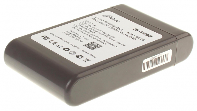 Аккумуляторная батарея iBatt iB-T909 для пылесосов DysonЕмкость (mAh): 1500. Напряжение (V): 22,2