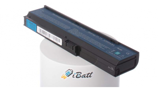 Аккумуляторная батарея для ноутбука Acer TravelMate 3210WXCi. Артикул iB-A136H.Емкость (mAh): 5200. Напряжение (V): 11,1