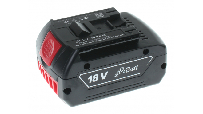 Аккумуляторная батарея для электроинструмента Bosch CRS180B. Артикул iB-T433.Емкость (mAh): 3000. Напряжение (V): 18