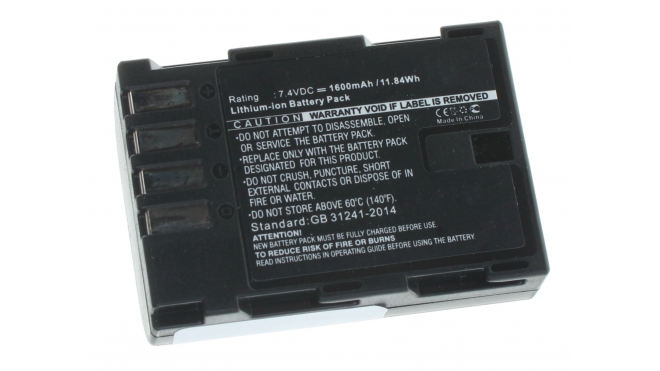 Аккумуляторная батарея DMW-BLF19E для фотоаппаратов и видеокамер Panasonic. Артикул iB-F519.Емкость (mAh): 1600. Напряжение (V): 7,4