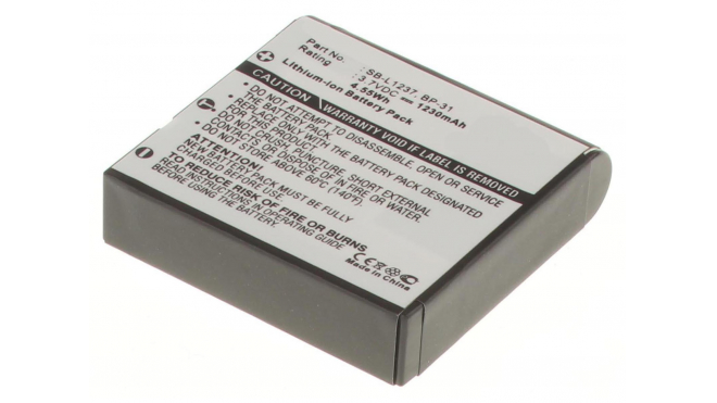 Аккумуляторная батарея BLI-266 для фотоаппаратов и видеокамер Samsung. Артикул iB-F255.Емкость (mAh): 1230. Напряжение (V): 3,7