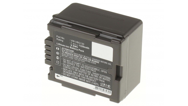 Аккумуляторные батареи для фотоаппаратов и видеокамер Panasonic AG-AF103MCЕмкость (mAh): 1320. Напряжение (V): 7,4