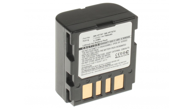 Аккумуляторные батареи для фотоаппаратов и видеокамер JVC GR-D350ACЕмкость (mAh): 700. Напряжение (V): 7,4