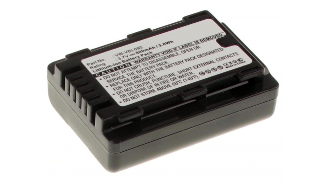 Аккумуляторные батареи для фотоаппаратов и видеокамер Panasonic SDR-T56PUЕмкость (mAh): 800. Напряжение (V): 3,7