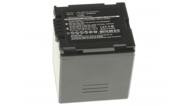Аккумуляторная батарея VW-VBD120-H для фотоаппаратов и видеокамер Panasonic. Артикул iB-F314.Емкость (mAh): 2160. Напряжение (V): 7,4
