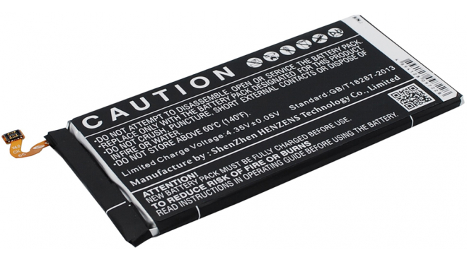 Аккумуляторная батарея для телефона, смартфона Samsung SM-E700H/DS. Артикул iB-M859.Емкость (mAh): 2950. Напряжение (V): 3,8
