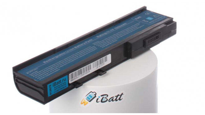 Аккумуляторная батарея для ноутбука Acer TravelMate 6492-601G16N. Артикул iB-A153H.Емкость (mAh): 5200. Напряжение (V): 11,1