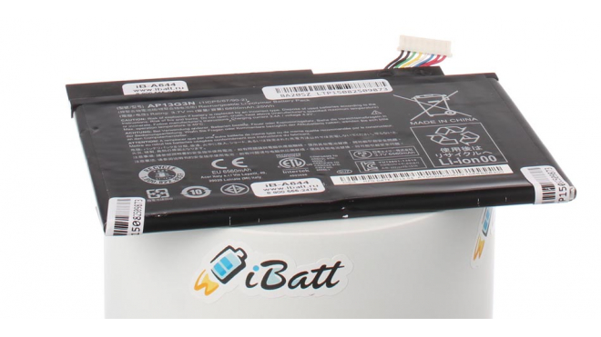 Аккумуляторная батарея для ноутбука Acer Iconia Tab W3-810 32Gb keyboard. Артикул iB-A644.Емкость (mAh): 6800. Напряжение (V): 3,7