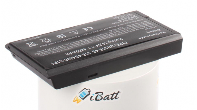 Аккумуляторная батарея NBP001385-00 для ноутбуков Uniwill. Артикул iB-A746.Емкость (mAh): 4400. Напряжение (V): 14,8