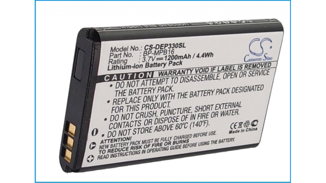 Аккумуляторная батарея DR6-2009 для телефонов, смартфонов AEG. Артикул iB-M1726.Емкость (mAh): 1200. Напряжение (V): 3,7
