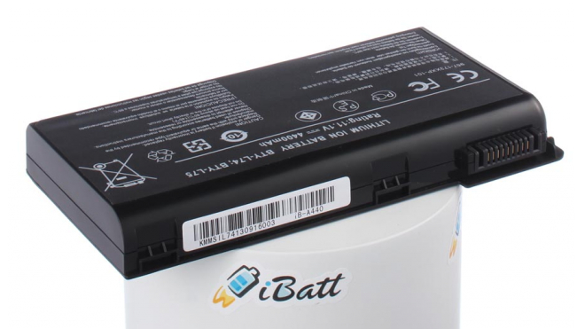 Аккумуляторная батарея для ноутбука MSI CX610. Артикул iB-A440.Емкость (mAh): 4400. Напряжение (V): 11,1