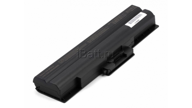Аккумуляторная батарея для ноутбука Sony VAIO VGN-NW20EF/P. Артикул 11-1483.Емкость (mAh): 4400. Напряжение (V): 11,1